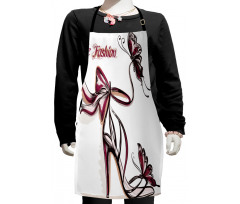 Classy High Heels Fashion Kids Apron