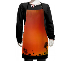 Safari Sunset with Gull Kids Apron