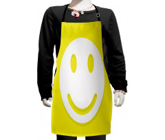 Positive Smiley Face Kids Apron