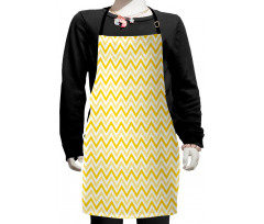 Chevron Zig Zag 90s Kids Apron