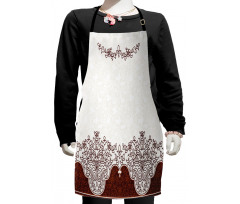 Floral Persian Design Kids Apron