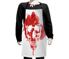 Gothic Skeleton Kids Apron