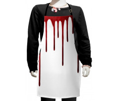 Halloween Zombie Crime Kids Apron