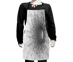 Digital Space Field Kids Apron