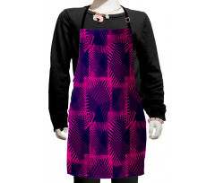 Dark Colored Trippy Kids Apron