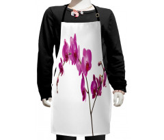 Wild Orchids Petals Kids Apron