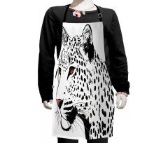 Leopard Big Cat Spots Kids Apron