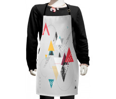 Triangle Geometric Kids Apron