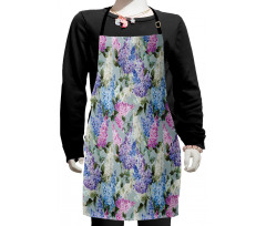 Floral Garden and Leaf Kids Apron