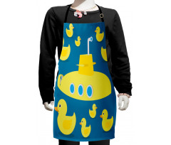 Yellow Submarine Kids Apron