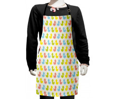 Colorful Baby Art Kids Apron