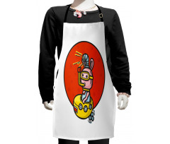 Alien Planet Kids Apron