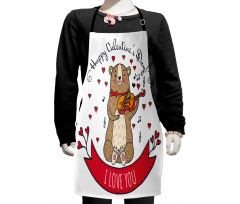 Bear and Violin Kids Apron