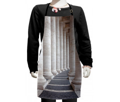 Roman Stone Columns Kids Apron