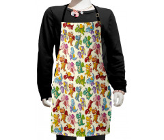 Happy Dinasours Kids Apron