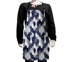 Patchwork Style Dots Star Kids Apron