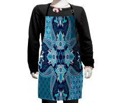 Floral Paisley Bohemic Kids Apron