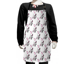 Abstract Ivy Patterns Kids Apron