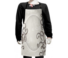 Fish Octopus Circular Kids Apron