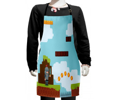 Arcade Knight 90's Kids Apron