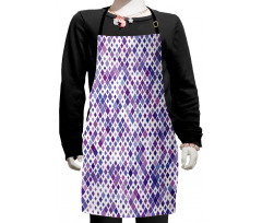 Purple Retro Kids Apron