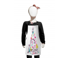 Abstract Tree Art Kids Apron