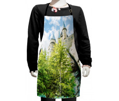 Witchcraft Castle Japan Kids Apron