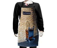 Secret Train Castle Way Kids Apron