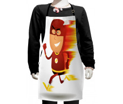 Bolt Man with Lghts Kids Apron