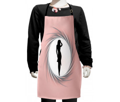 Hot Lady Pastel Kids Apron