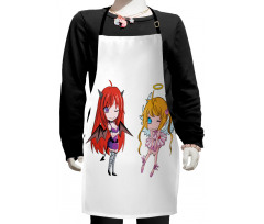 Japanese Fairytale Art Kids Apron