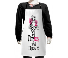 Funny Animal Fashion Kids Apron