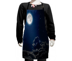 Moon and Stars Kids Apron