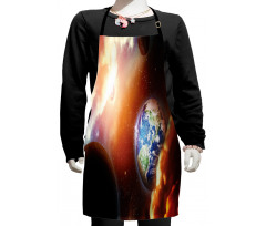 Nebula Stars in Solar Kids Apron