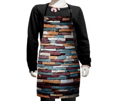 Abstract Colored Stones Kids Apron