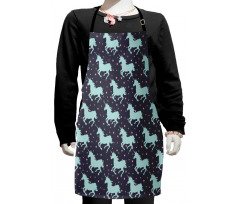 Unicorn Spot Stars Kids Apron