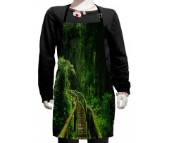 Tropical Thailand Forest Kids Apron