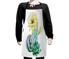 Plant Spikes Cactus Kids Apron