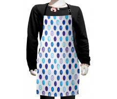 Blue Tones Soft Funky Kids Apron