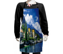 Landscape of Lake Como Kids Apron