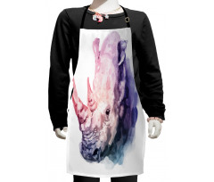 Safari Animal Rhino Kids Apron