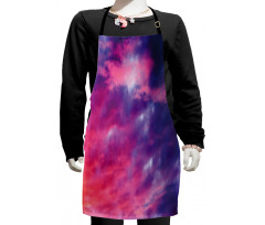 Cloudy Sunset Kids Apron