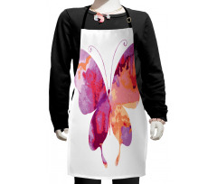 Butterfly with Wings Kids Apron