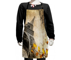 Romantic Love Fall Kids Apron