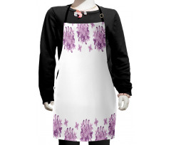 Romantic Lilac Garden Kids Apron