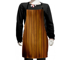 Wooden Plank Aged Timber Kids Apron