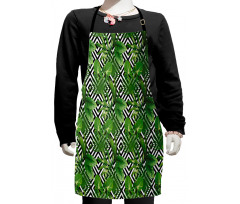 Modern Coconut Palm Kids Apron