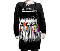 Modern Colorful Fashion Kids Apron