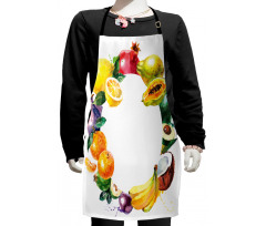 Nature Food Vegetables Kids Apron