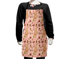 Cupcakes Cookies Donuts Kids Apron